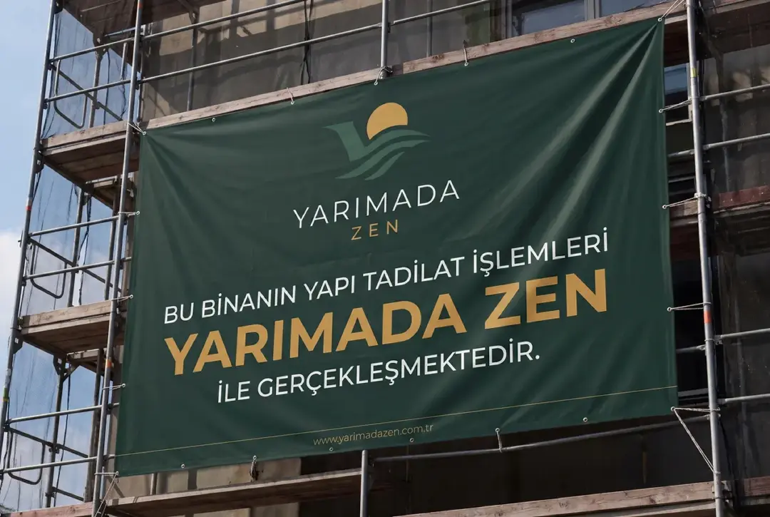 Yarımada ZEN tadilat uygulaması – iskele brandası